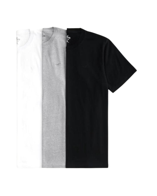 Hollister Icon Crew T-Shirt 3-Pack