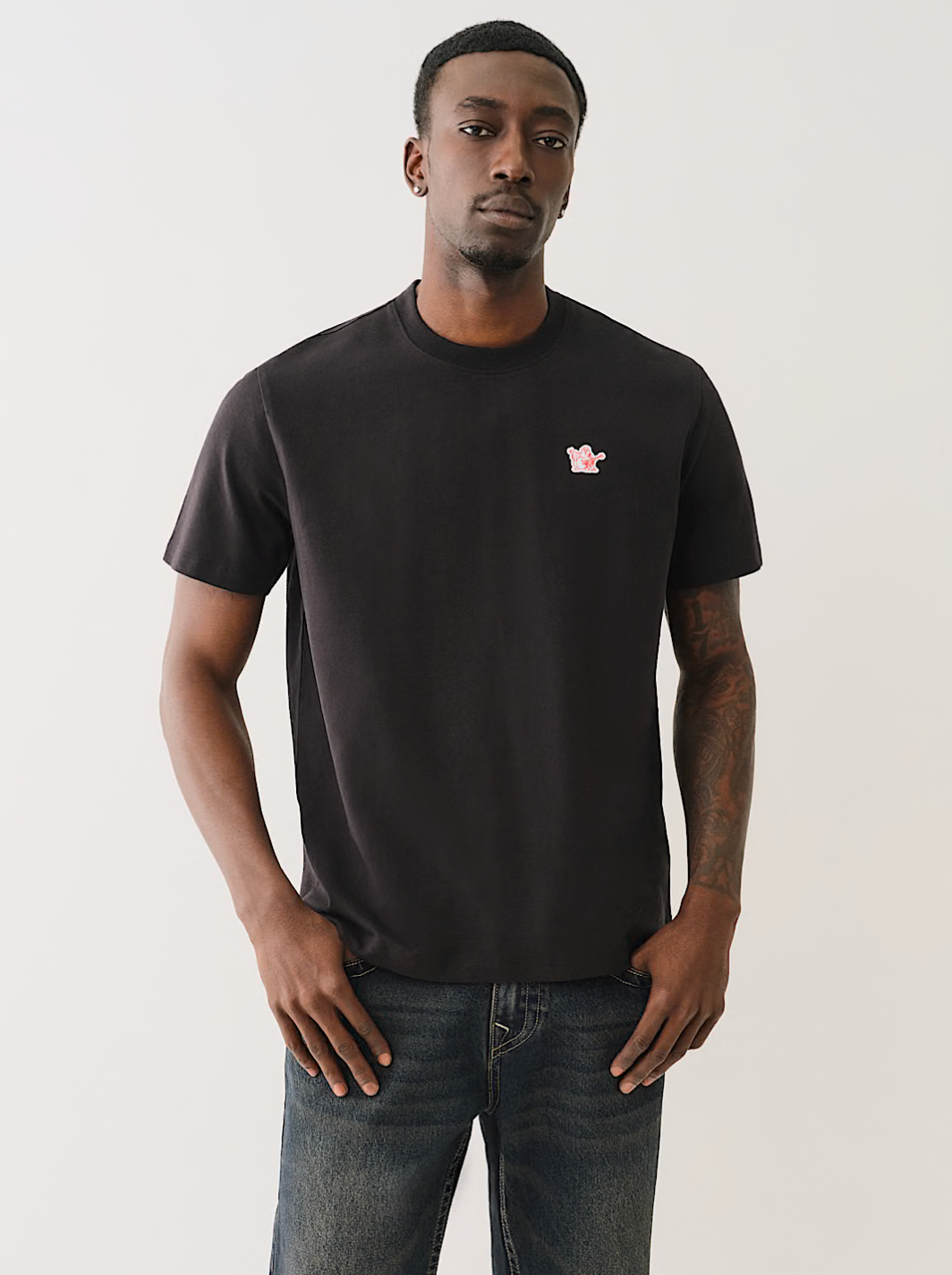 TRUE RELIGION - MINI BUDDHA HORSESHOE TEE