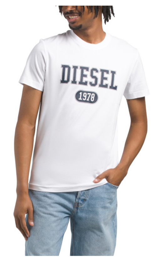 DIESEL 1978 Graphic Brand Logo Tee