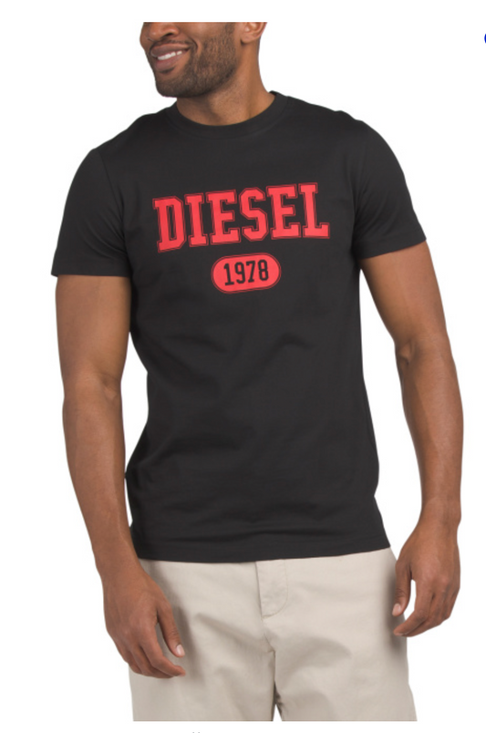 DIESEL 1978 Graphic Brand Logo Tee