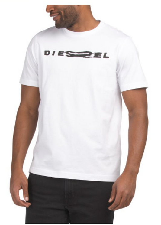 DIESEL HeartXGraphic Brand Logo Tee