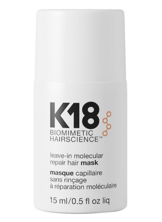 K18 Biomimetic Hairscience - Mini Leave-In Molecular Repair Hair Mask | 15 mL