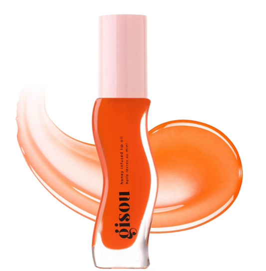 Gisou - Honey Infused Hydrating Lip Oil | Mango Passion Punch - Sheer Hot Coral