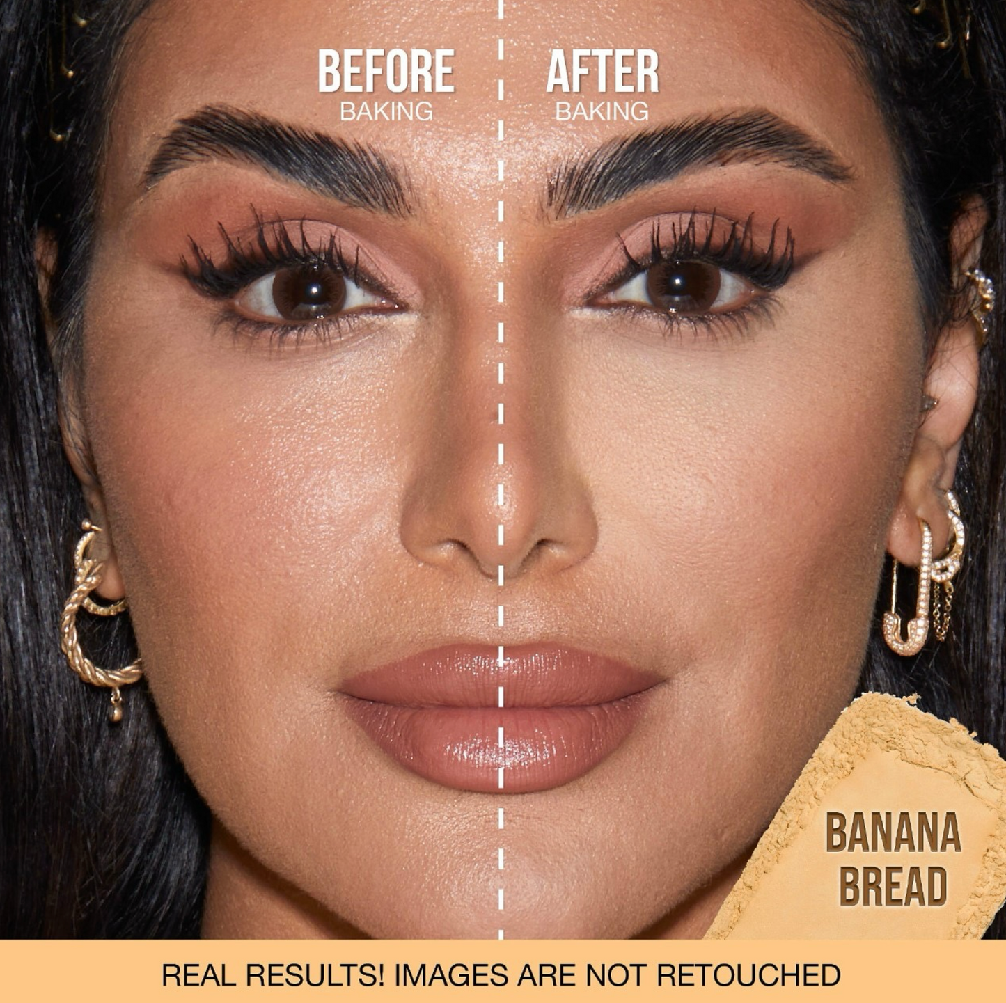 Huda Beauty - Easy Bake Pressed Brightening And Setting Powder | Banana Bread