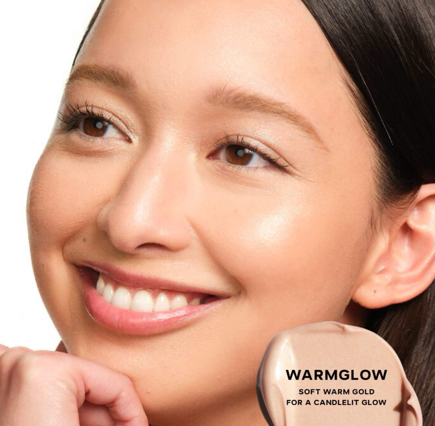 Saie - Glowy Super Gel Lightweight Dewy Highlighter | Warmglow - universal soft warm gold