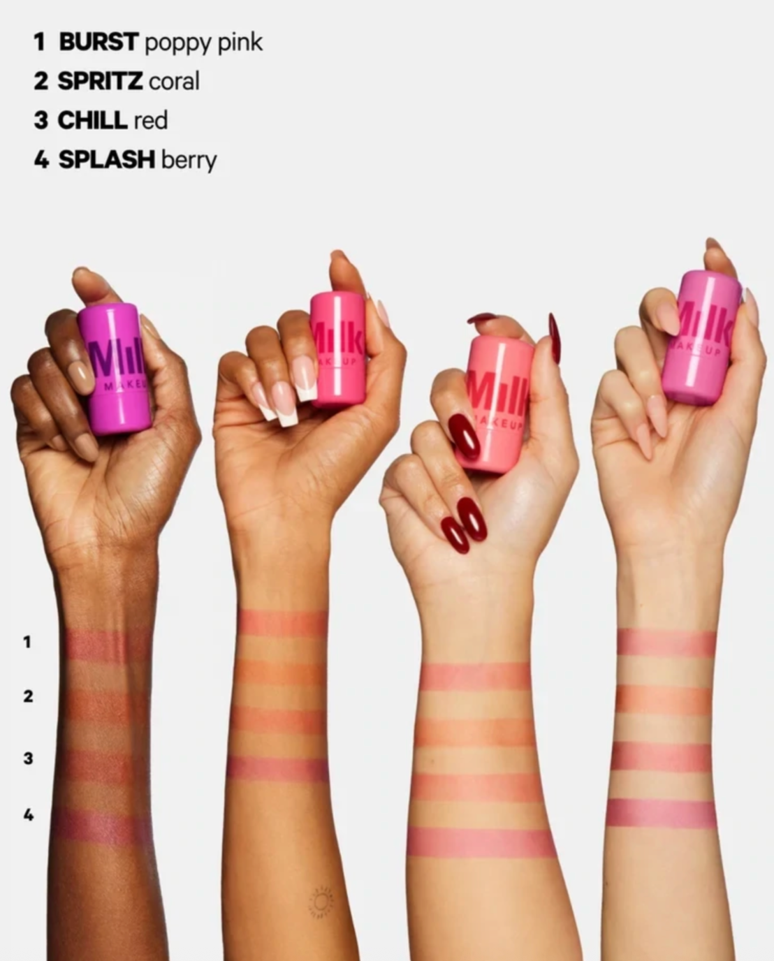 Milk Makeup - Cooling Water Jelly Tint Lip + Cheek Stain | Burst