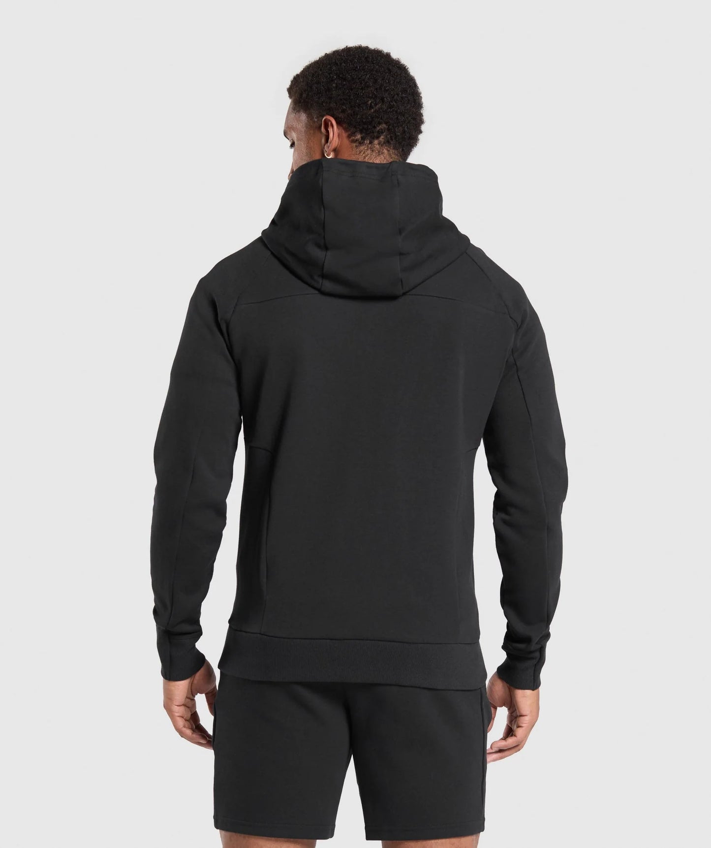 Interlock Tech Zip Up Hoodie - Black
