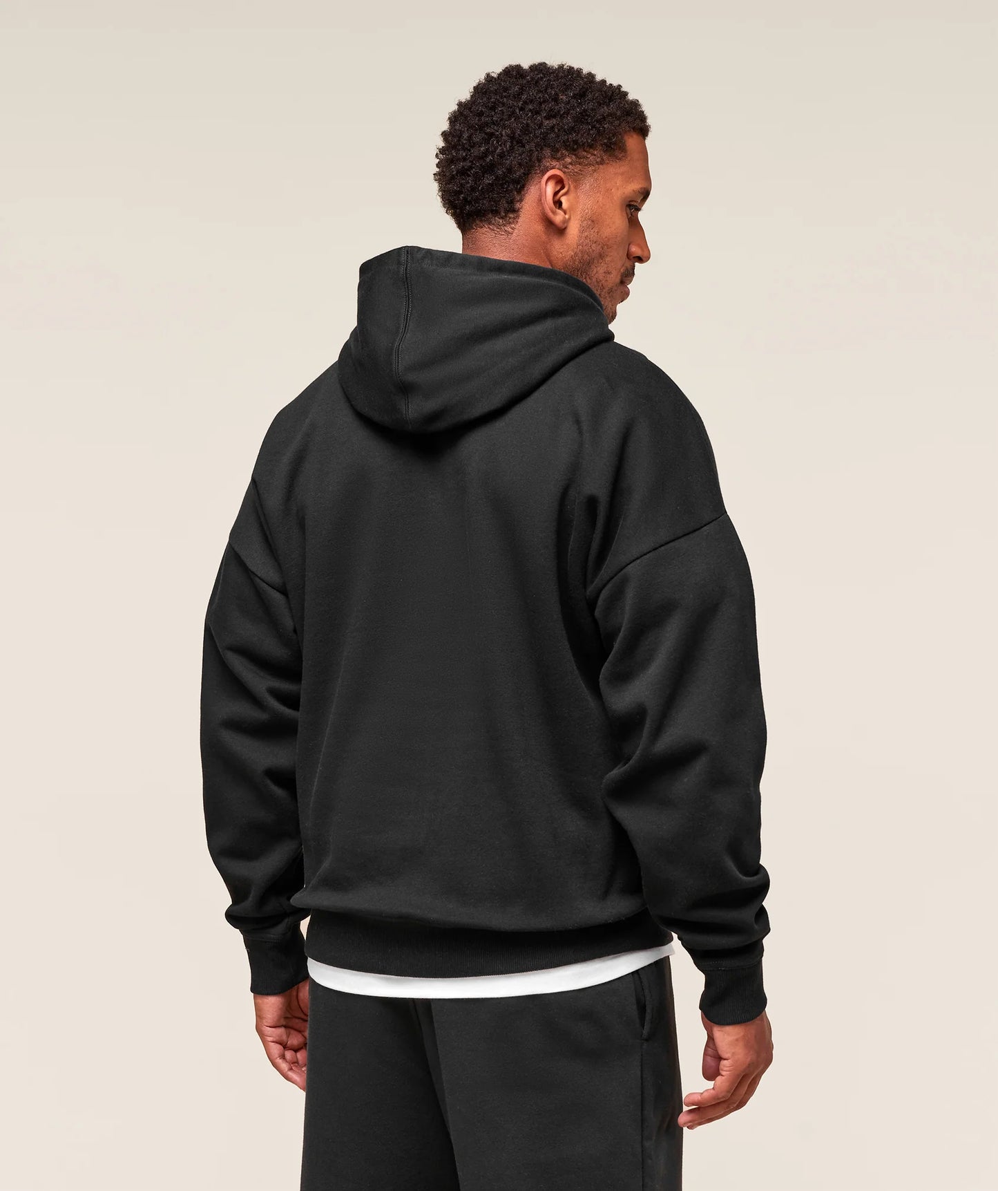 Gymshark Crest Oversized Hoodie | Black