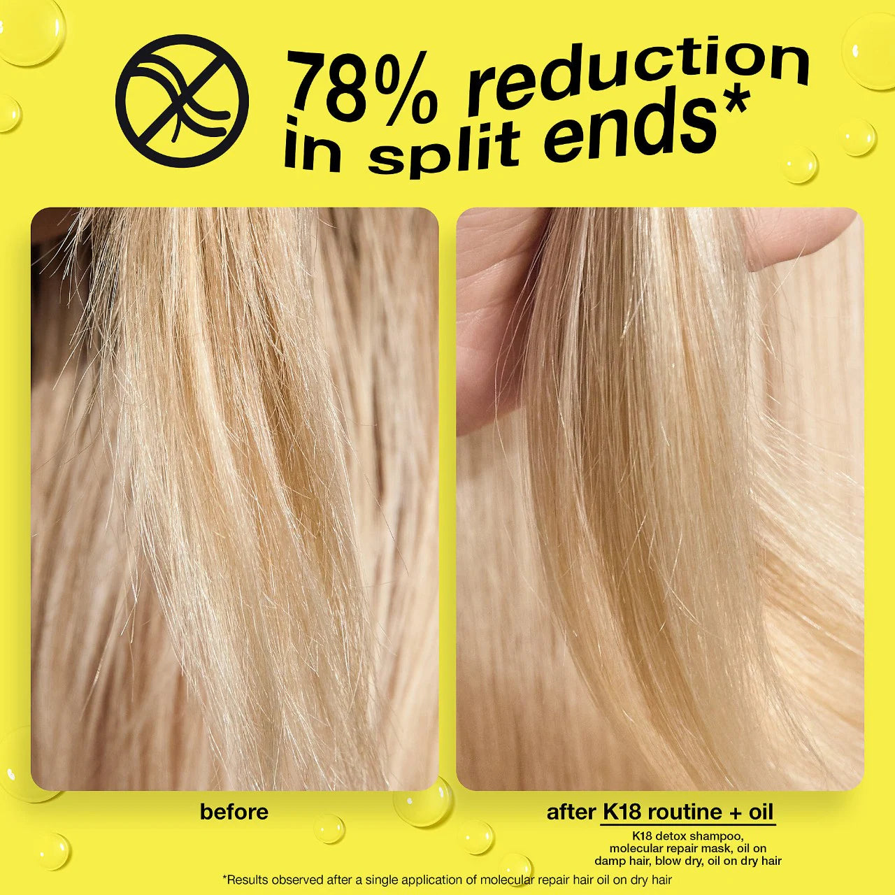 K18 Biomimetic Hairscience Molecular Repair Hair Oil - 30mL