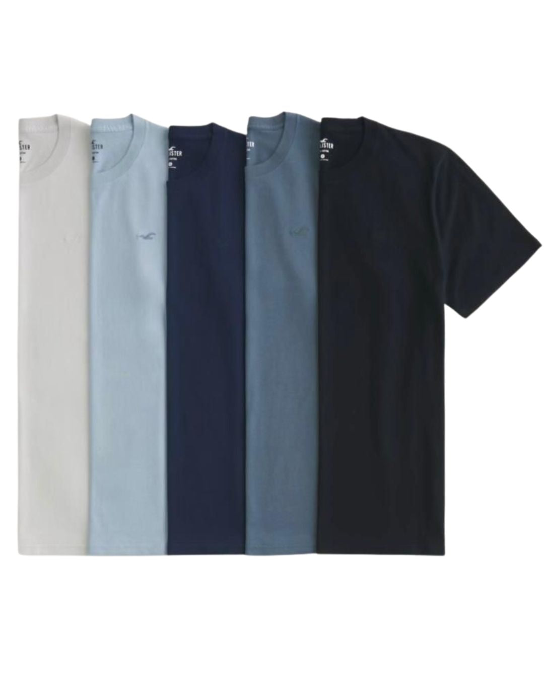 Hollister Icon Crew T-Shirt 5-Pack