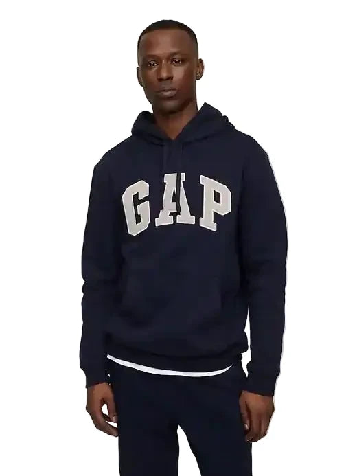 Relaxed GAP Logo Hoodie | Navy