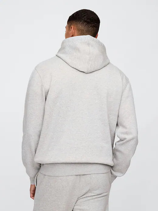Relaxed GAP Logo Hoodie | Light Gray
