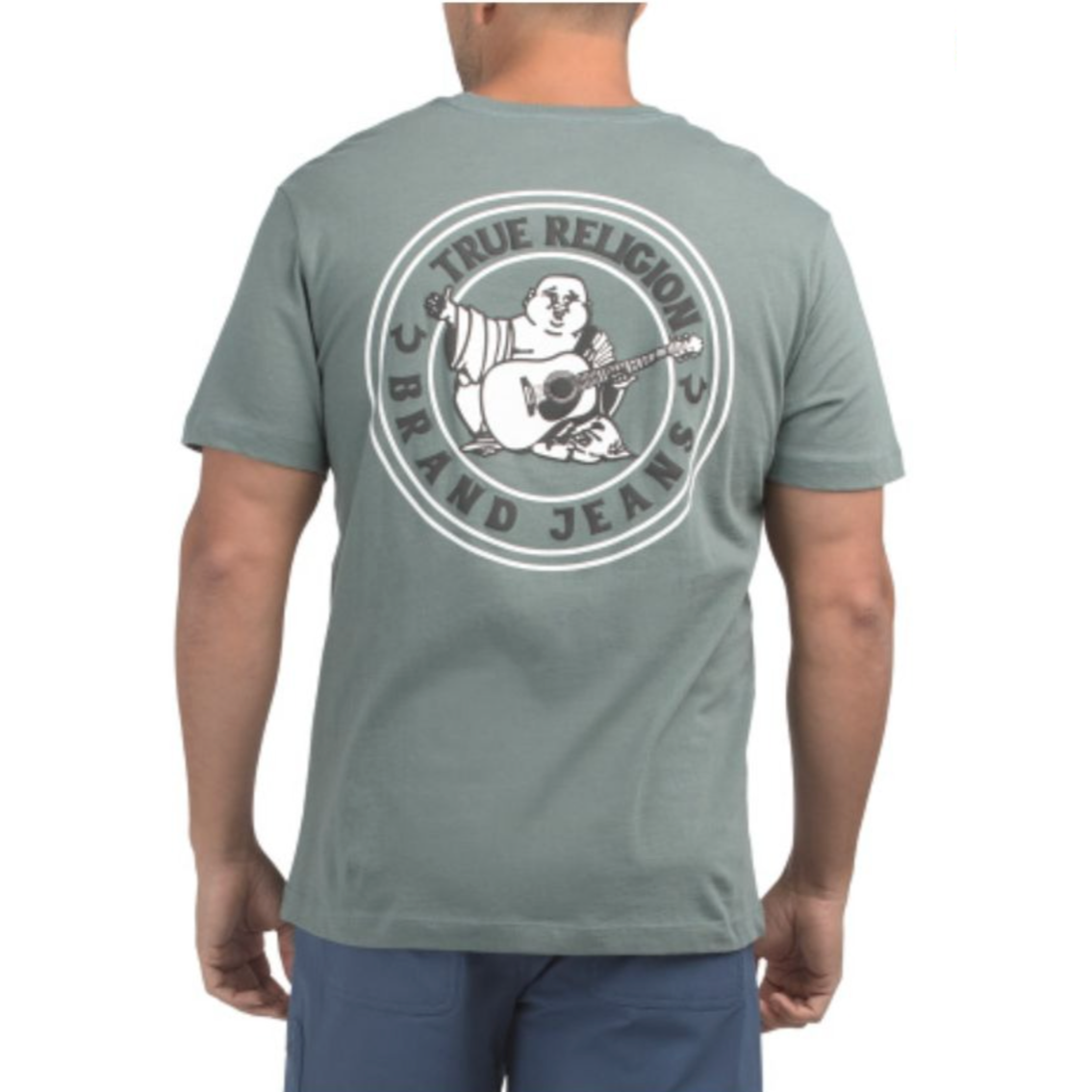 True Religion Buddha Logo Seal T-Shirt - Balsam Green