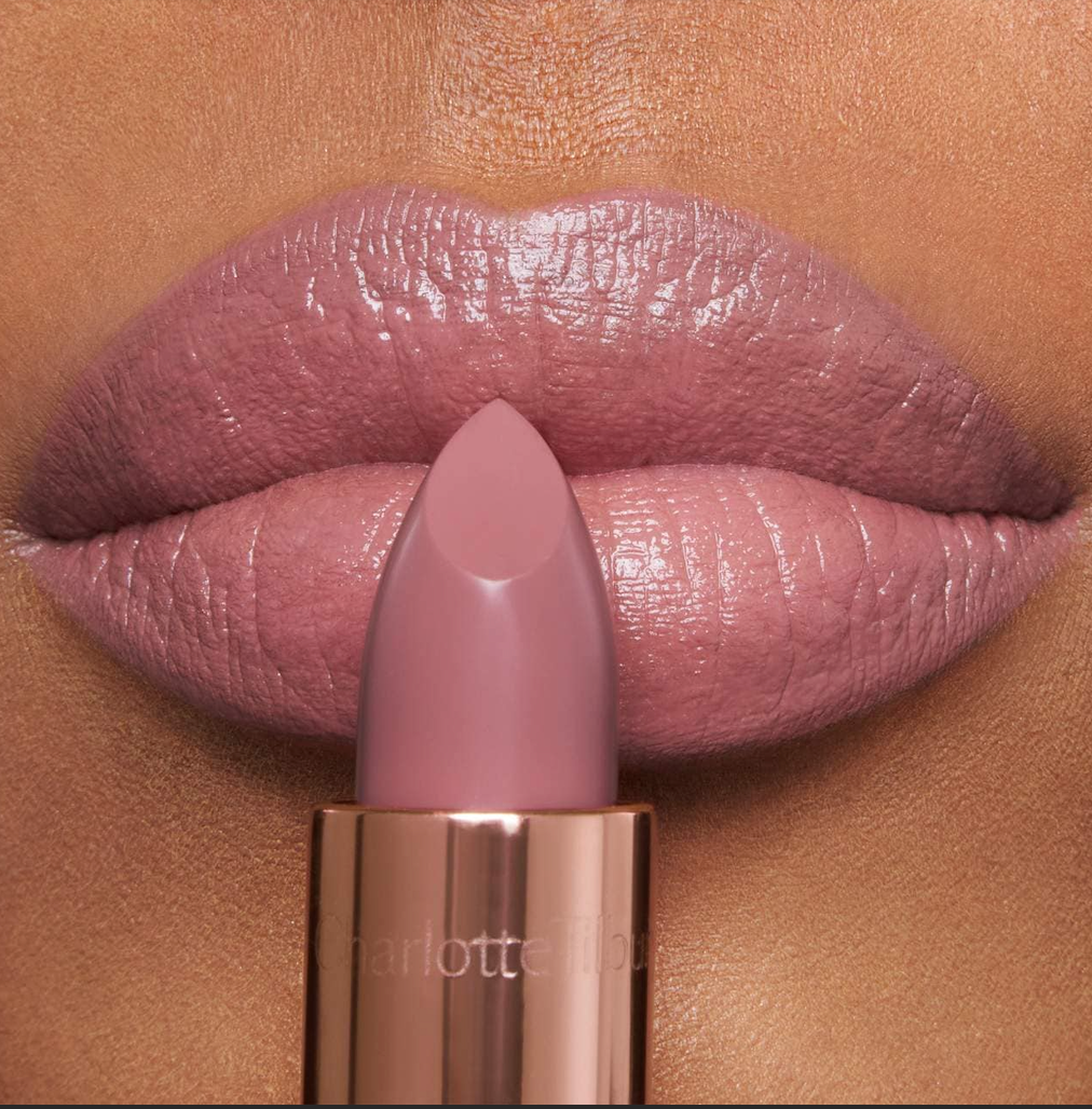 Charlotte Tilbury K.I.S.S.I.N.G Satin Shine Lipstick | Pillow Talk Fair - cool nude pink