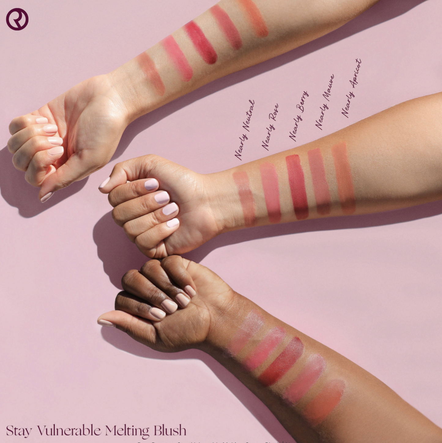 Rare Beauty - Stay Vulnerable Melting Cream Blush | Nearly Rose - true pink