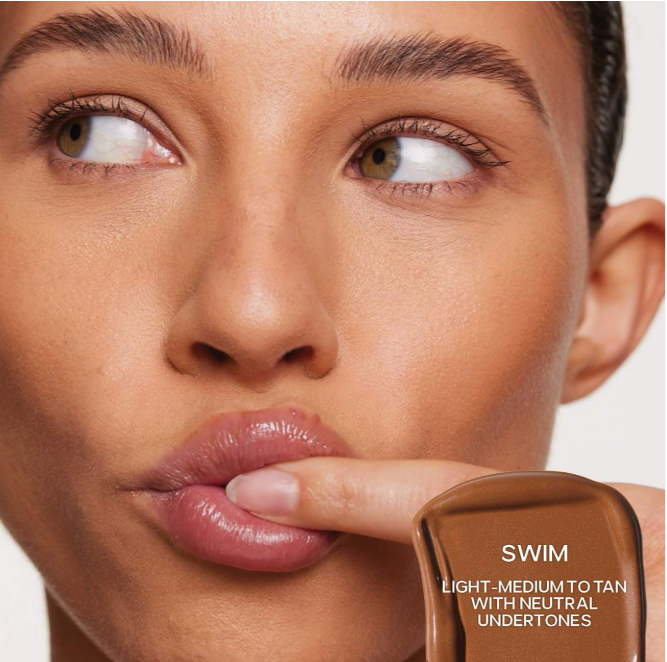 Saie - Dew Bronze Soft-Focus Liquid Bronzer | Swim - light-medium to tan with neutral undertones