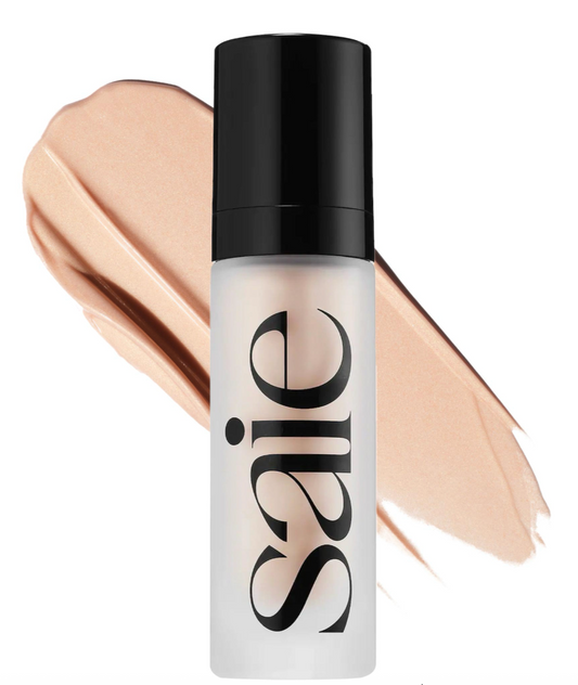 Saie - Glowy Super Gel Lightweight Dewy Highlighter | Warmglow - universal soft warm gold
