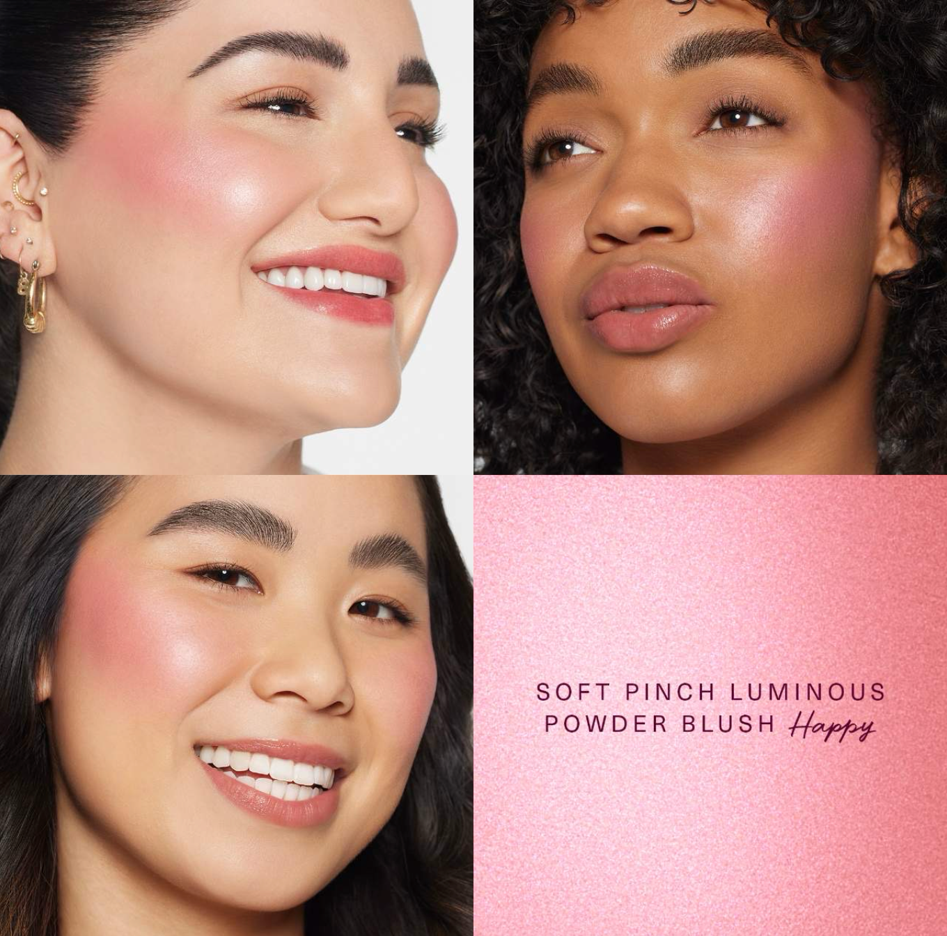 Rare Beauty - Soft Pinch Luminous Powder Blush | Happy - cool pink