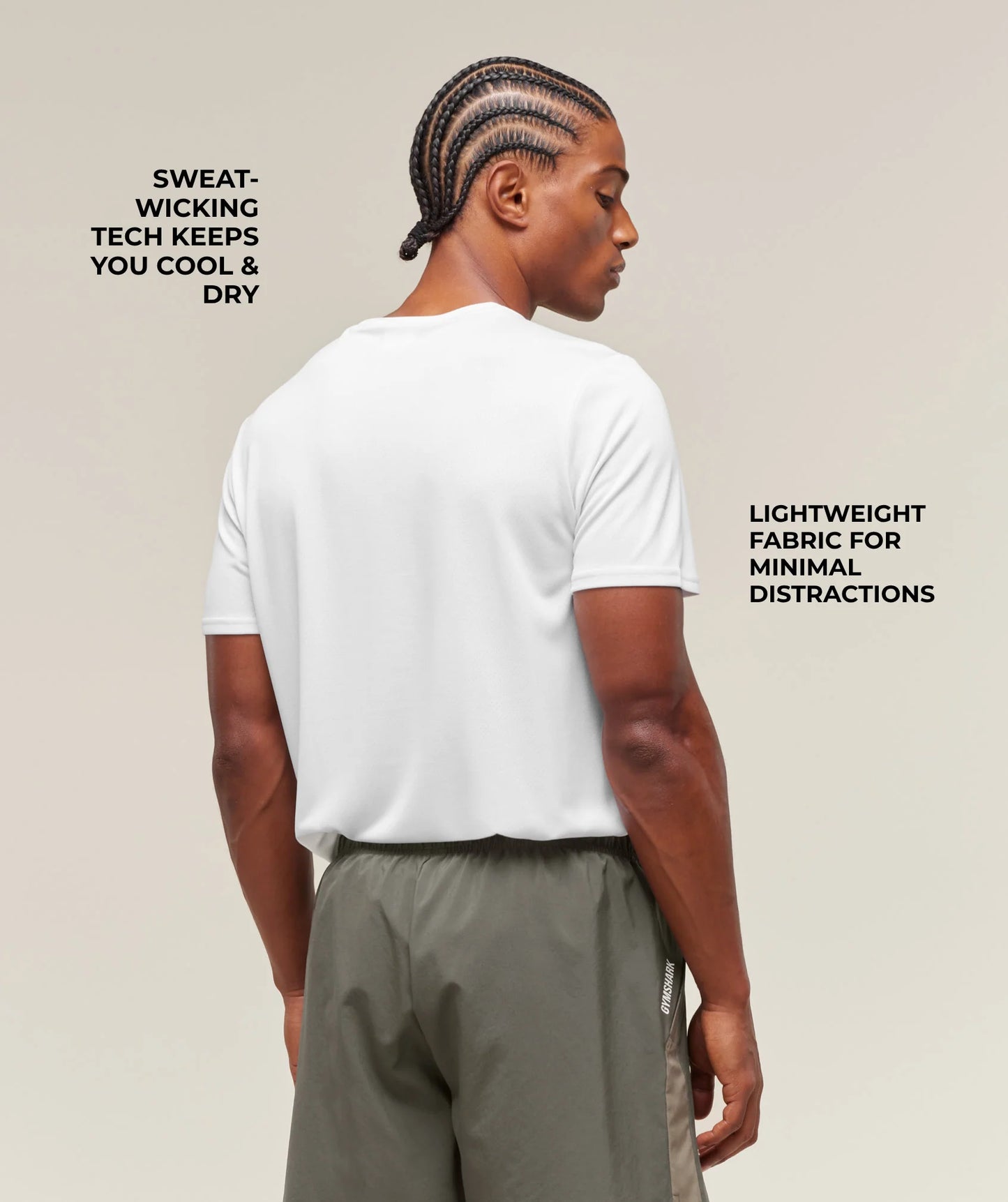 Gymshark Arrival Regular Fit T-Shirt | White