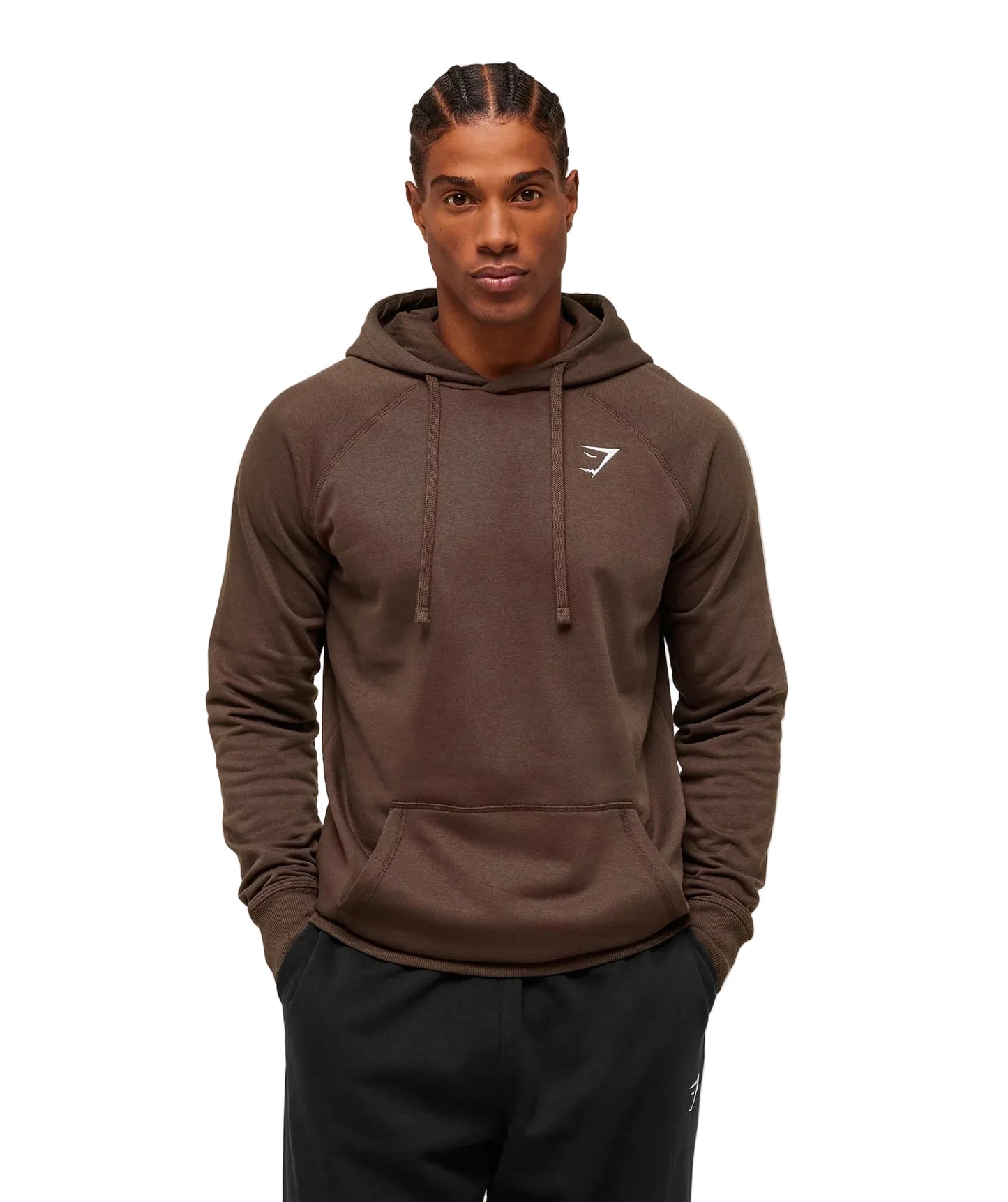 Gymshark Crest Hoodie | Archive Brown