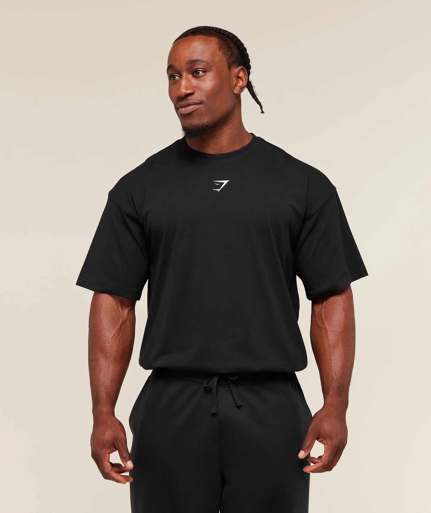 POWER T-SHIRT | Black/Oat White