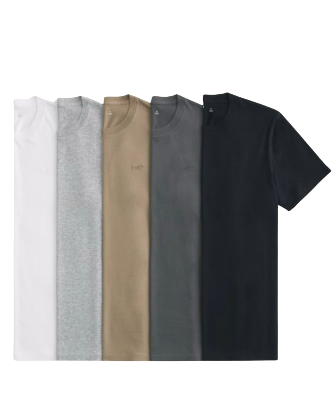 Hollister Icon Crew T-Shirt 5-Pack