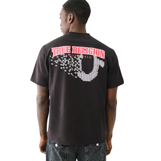 TRUE RELIGION - MINI BUDDHA HORSESHOE TEE